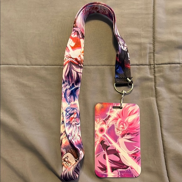 DBZ Dragon Ball Z Anime Lanyard with ID Holder - Picture 1 of 2